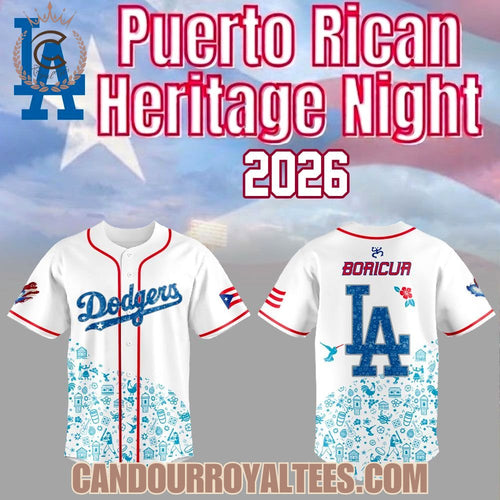 Los Angeles Dodgers Puerto Rican Heritage Night 2026 Jersey