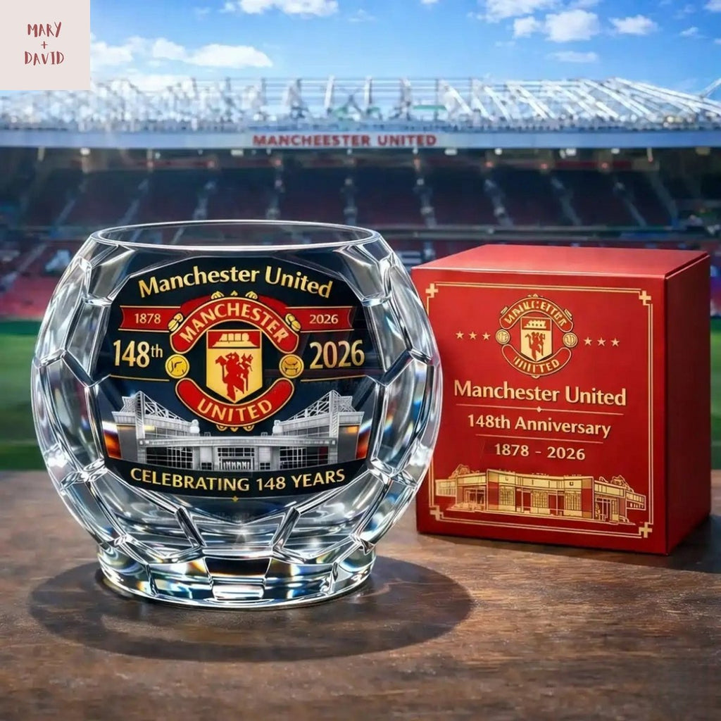 Manchester United 148Th Anniversary 1878-2026 Whiskey Glass