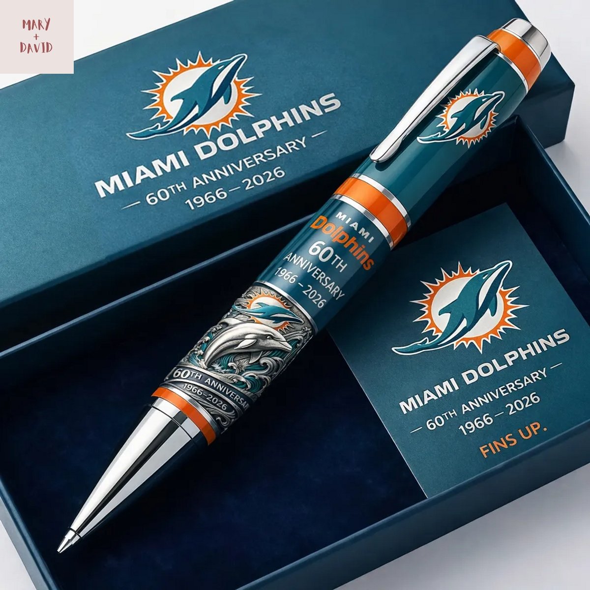 Miami Dolphins 60th Anniversary 1966-2026 Pen