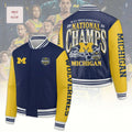 Michigan Wolverines 2026 National Champs Commemorative Baseball Jacket