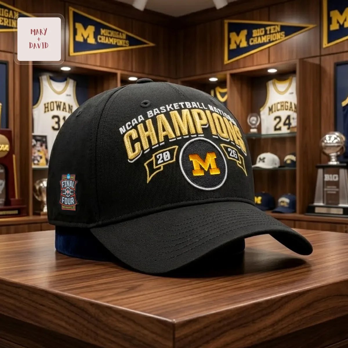 Michigan Wolverines 2026 NCAA Basketball National Champions Cap