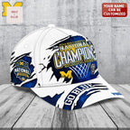 Michigan Wolverines 2026 NCAA Basketball National Champions Personalized Cap