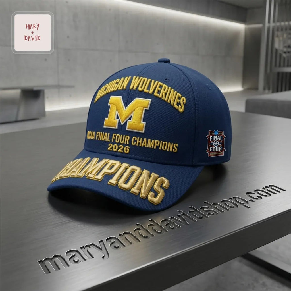 Michigan Wolverines NCAA Final Four 2026 Champions Cap