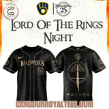 Milwaukee Brewers x The Lord Of The Rings 25th Anniversary Jersey