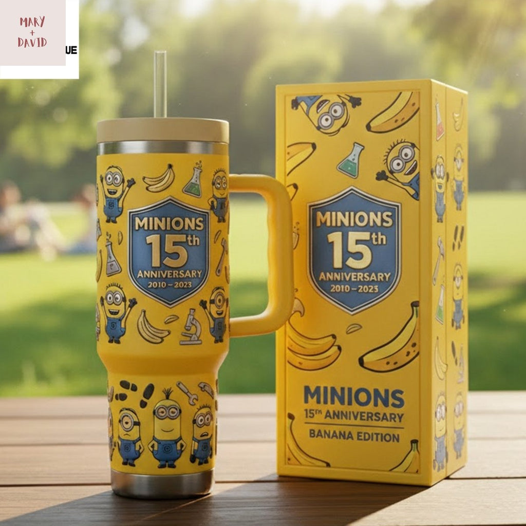 Minions 15Th Anniversary Banana Tumbler