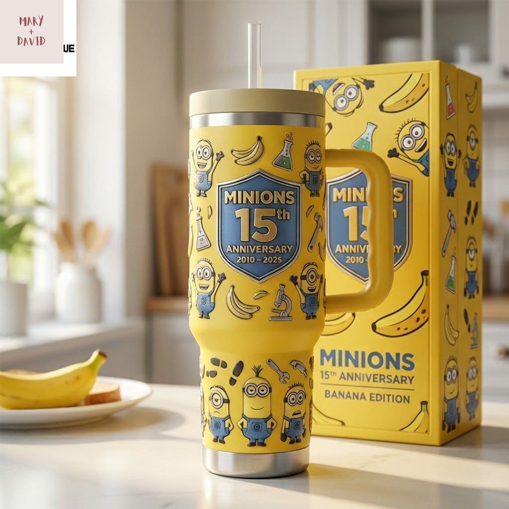 Minions 15Th Anniversary Banana Tumbler