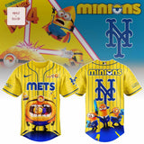 Minions Despicable Me 4 NY Mets Limited Edition Baseball Jersey