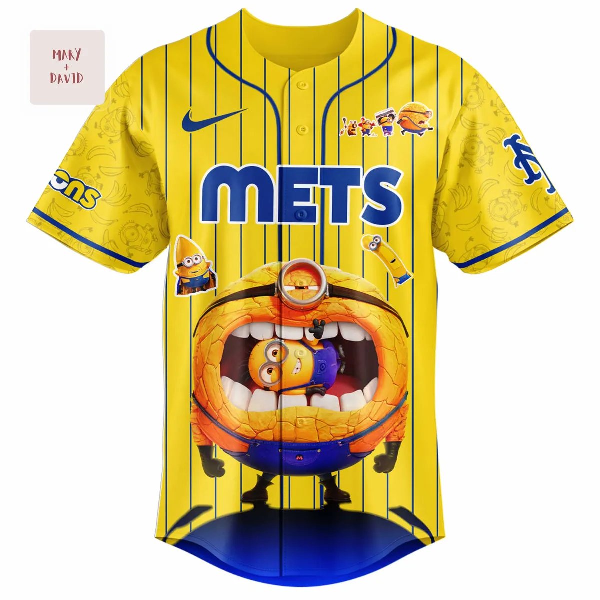 Minions Despicable Me 4 NY Mets Limited Edition Baseball Jersey