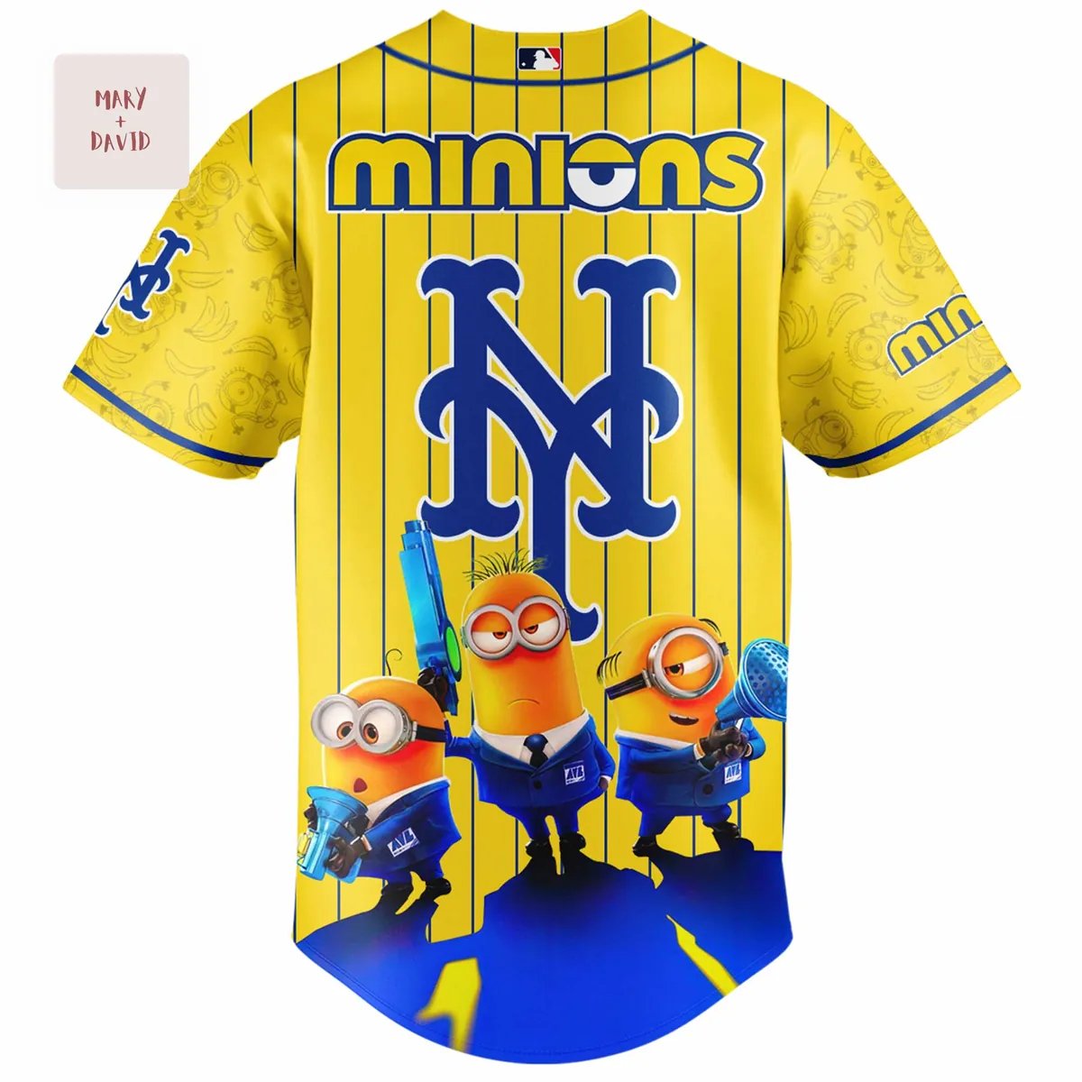 Minions Despicable Me 4 NY Mets Limited Edition Baseball Jersey