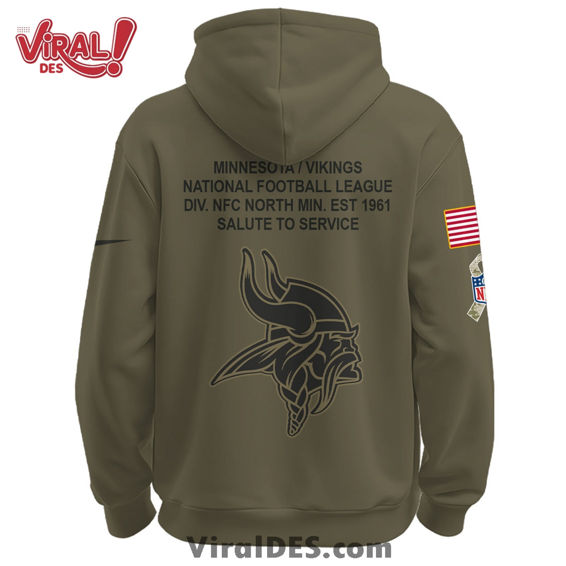 Minnesota Vikings Salute To Service Limited Edition Shirt