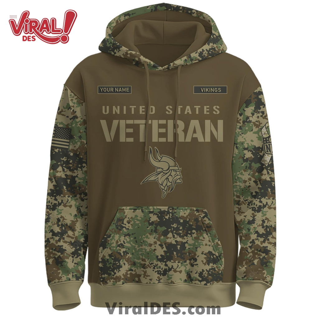 Minnesota Vikings Salute to Service Limited Editions Hoodie