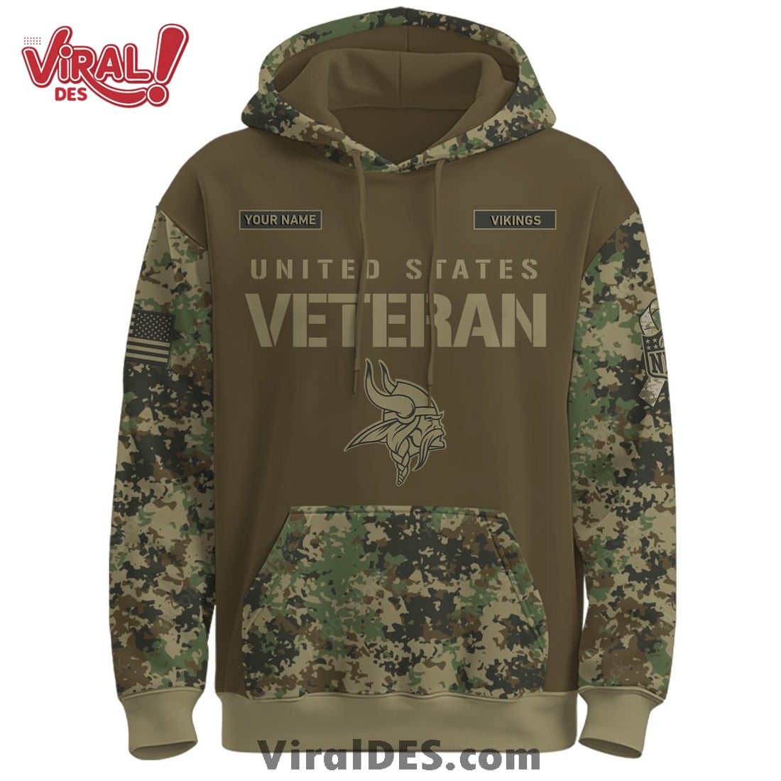 Minnesota Vikings Salute to Service Limited Editions Hoodie