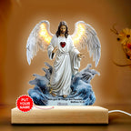Personalized With God All Things Are Possible 3D Led Light Wooden Base – TANTN15410