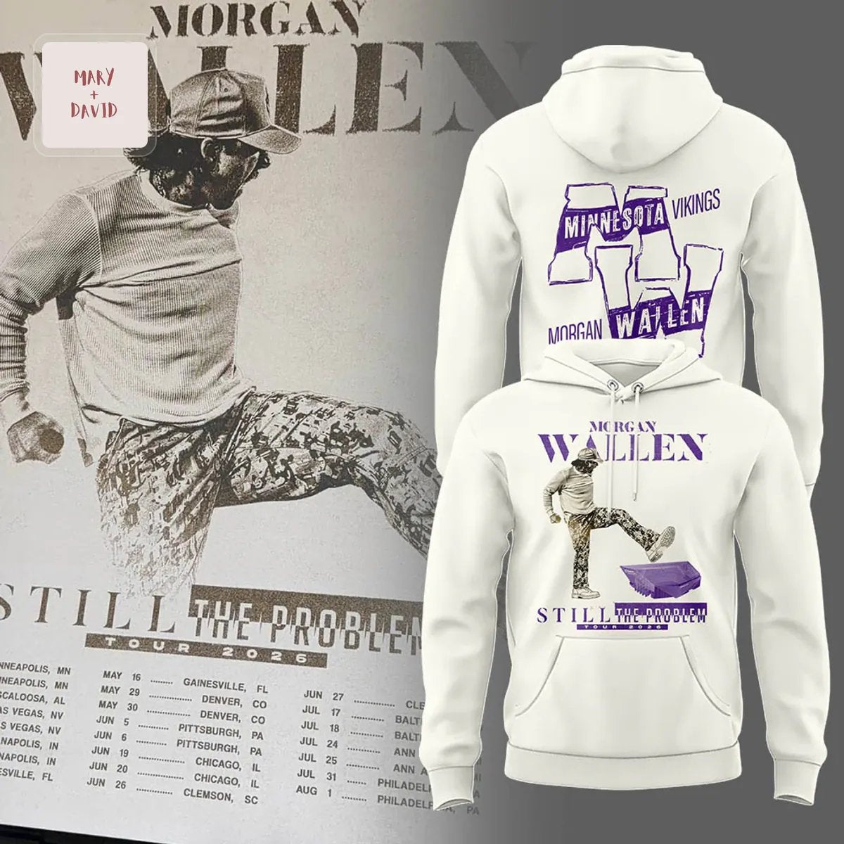 Morgan Wallen Still The Problem 2026 Tour Limited Edition Hoodie