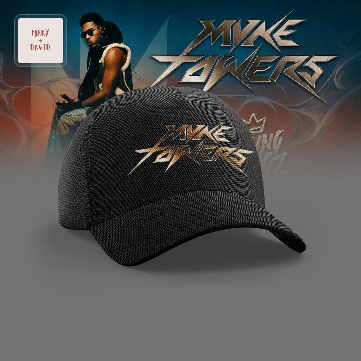 Myke Towers Limited Edition Black Fan Hat