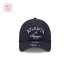 New Era MLB Atlanta Braves Black Rope Adjustable A-Frame Baseball Cap