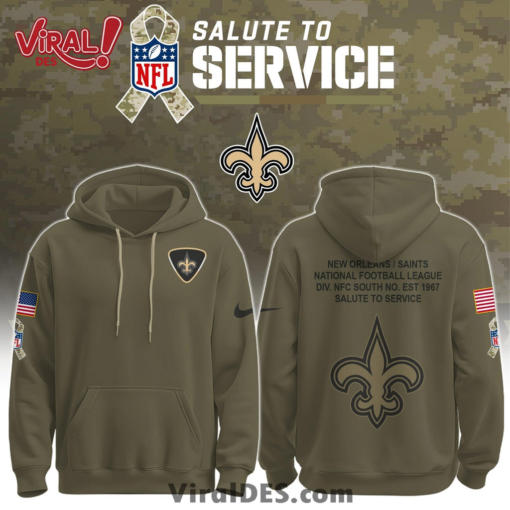New Orleans Saints Salute To Service Limited Edition Shirt