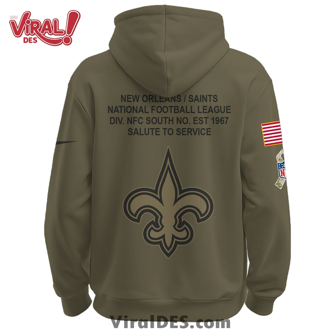 New Orleans Saints Salute To Service Limited Edition Shirt