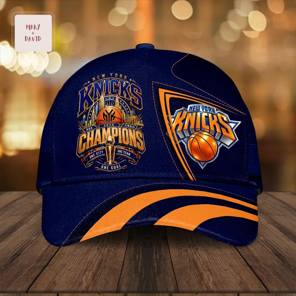 New York Knicks 2026 NBA Finals Champions Commemorative Graphic Classic Cap