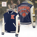 New York Knicks 2026 NBA Finals Champions Commemorative Letterman Baseball Jacket