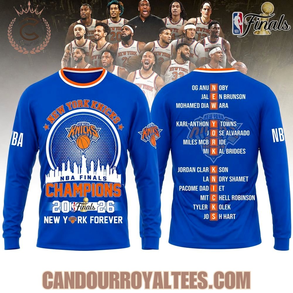 New York Knicks NBA Finals Champions 2026 Tshirt, Hoodie