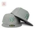 New York Yankees New Era 59Fifty Tonal Everest Green Gray Bottom Cap