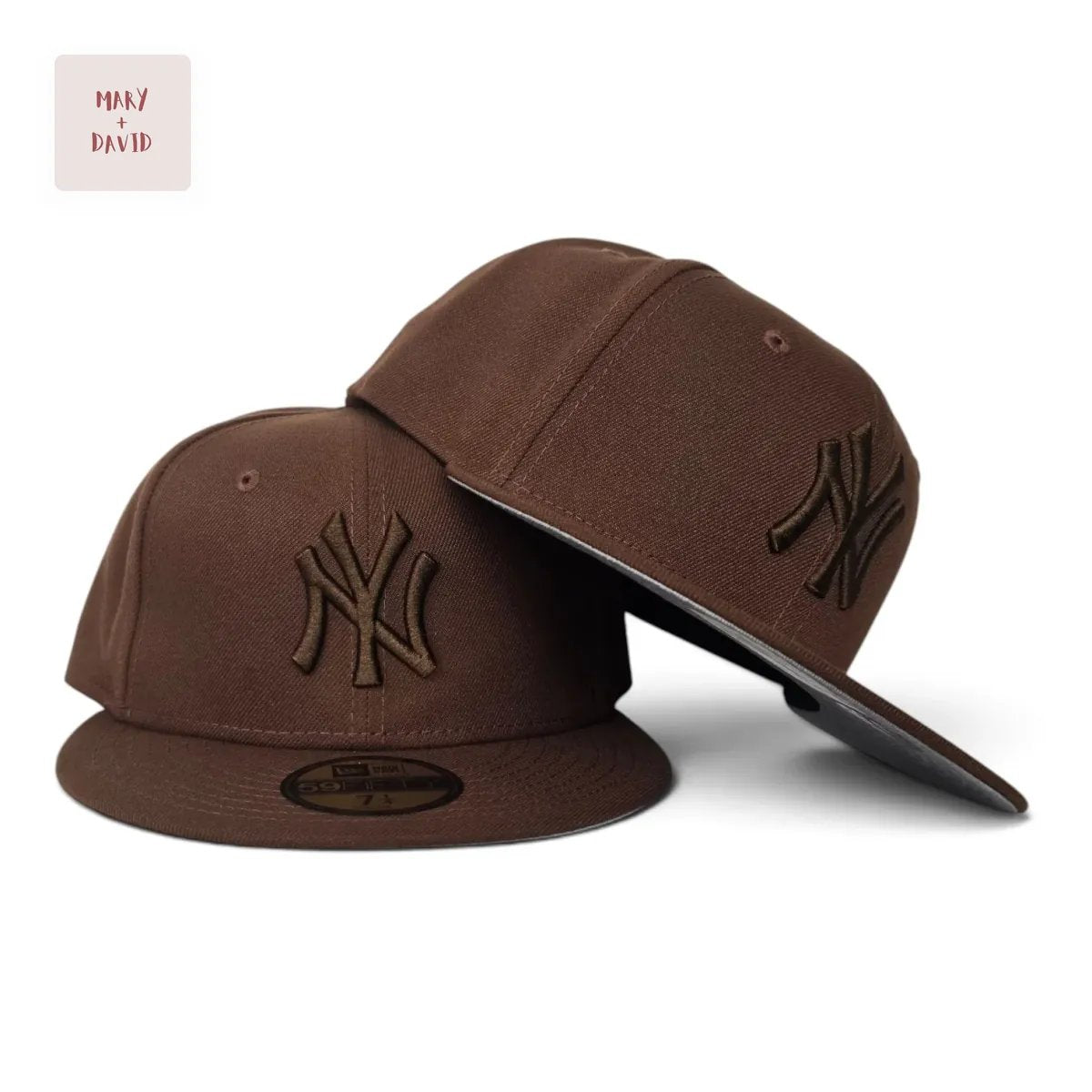 New York Yankees New Era 59Fifty Tonal Light Brown Gray Bottom Cap