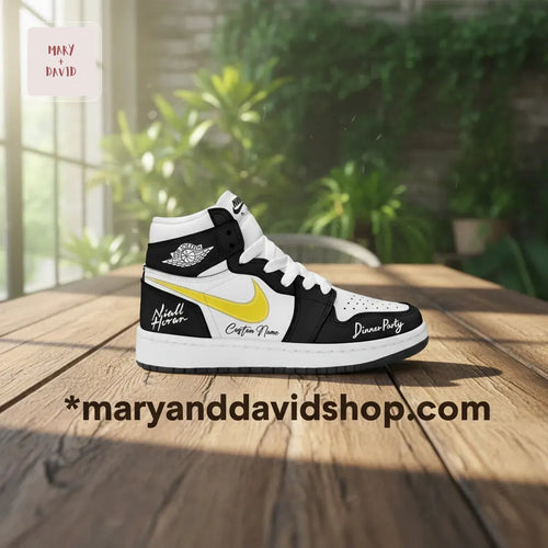 Niall Horan Dinner Party Custom Name Signature Fan Air Jordan 1 High Top