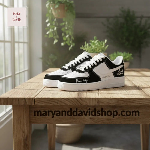 Niall Horan Dinner Party Signature Style Black & White Air Force 1