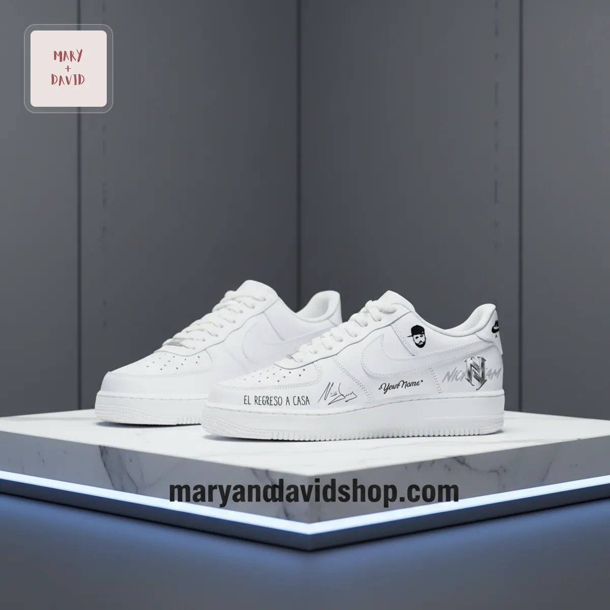 Nicky Jam Autograph El Regreso A Casa Air Force 1