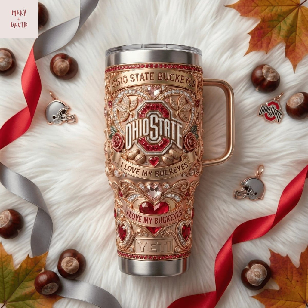 Ohio State Buckeyes I Love My Buckeyes Tumbler