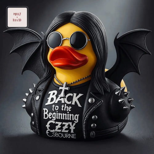 Ozzy Osbourne Rocker Bat Wings Limited Edition Collectible Rubber Duck