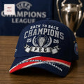 Paris Saint-Germain Back to Back Champions 2025-2026 Fan Baseball Cap