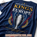 Paris Saint-Germain Kings Of Europe 2026 T-Shirt