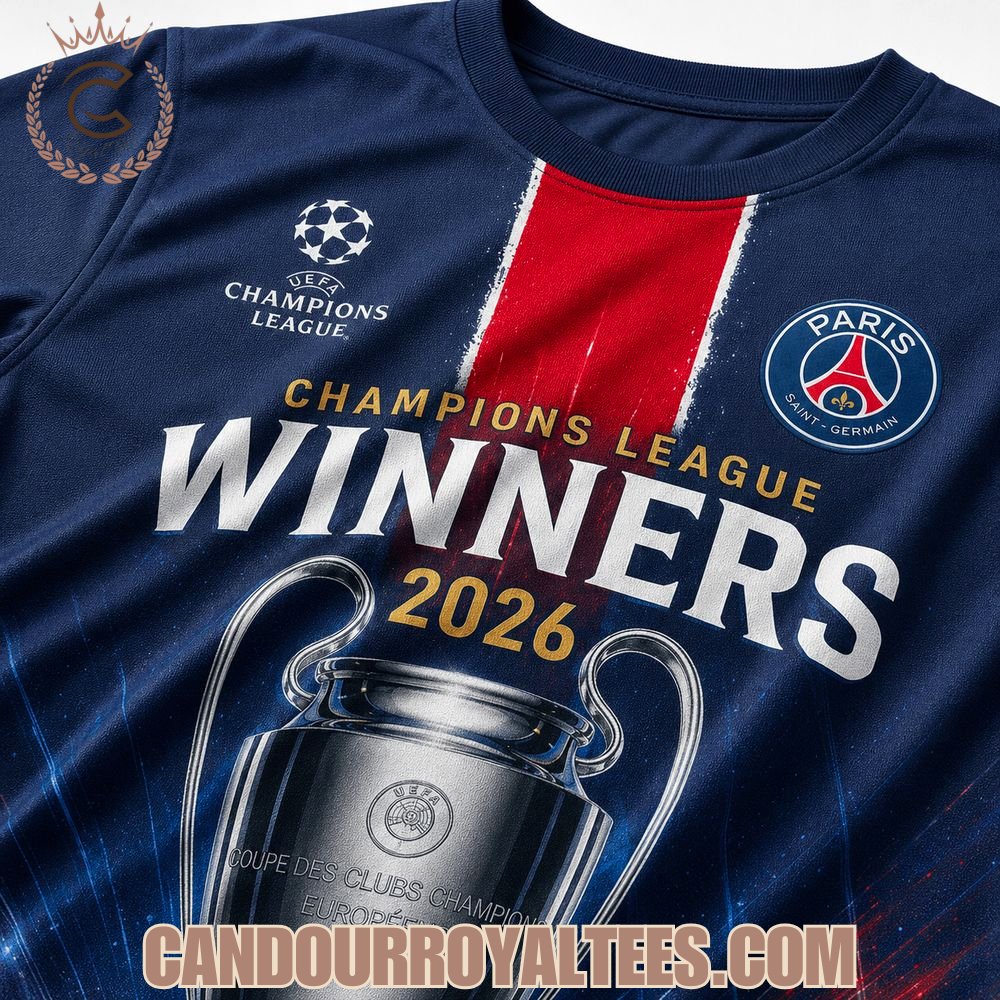 Paris Saint-Germain Kings Of Europe 2026 T-Shirt