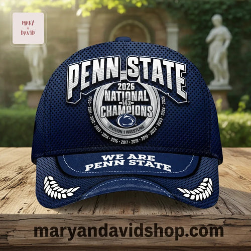 Penn State Nittany Lions 2026 National Champions Wrestling Cap