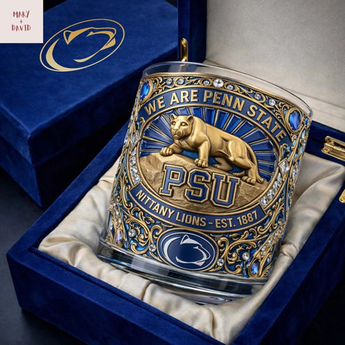 Penn State Nittany Lions - We Are Penn State Whiskey Glass