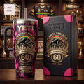 Penrith Panthers 60th Anniversary Commemorative 1966-2026 Pink Tie-Dye Stainless Steel Handle Tumbler
