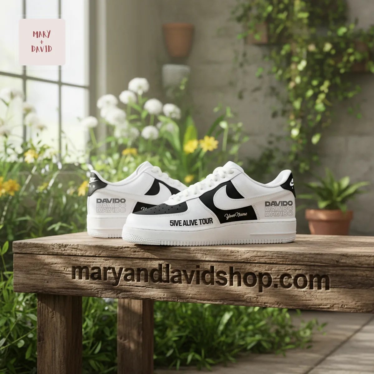 Personalized Davido 5IVE ALIVE TOUR Commemorative Air Force 1