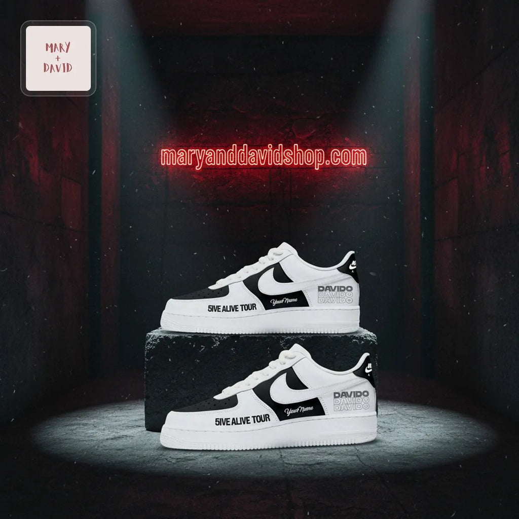 Personalized Davido 5IVE ALIVE TOUR Commemorative Air Force 1