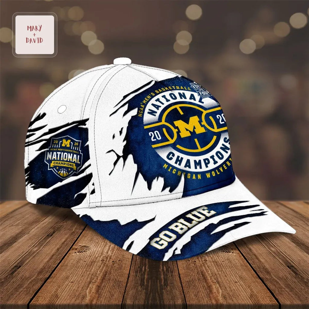 Personalized Michigan Wolverines 2026 National Champions Baseball Cap