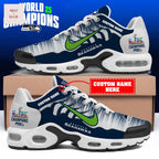 Personalized Seattle Seahawks 2026 Super Bowl LX Champions Air Max Plus Shoes