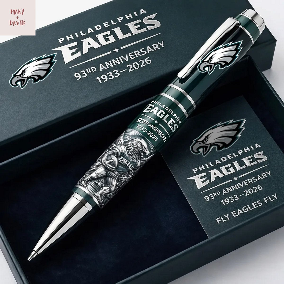 Philadelphia Eagles 93rd Anniversary 1933-2026 Fly Eagles Fly Pen