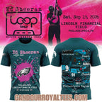 Philadelphia Eagles x Ed Sheeran Loop Tour 2026 Hoodie