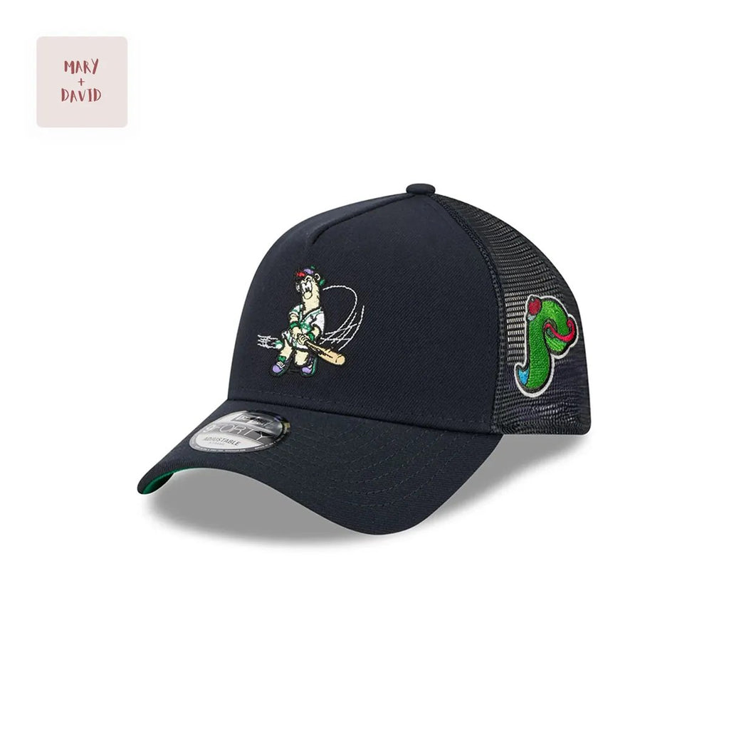 Philadelphia Phillies Big League Chew New Era 9FORTY A-Frame Navy Snapback Cap