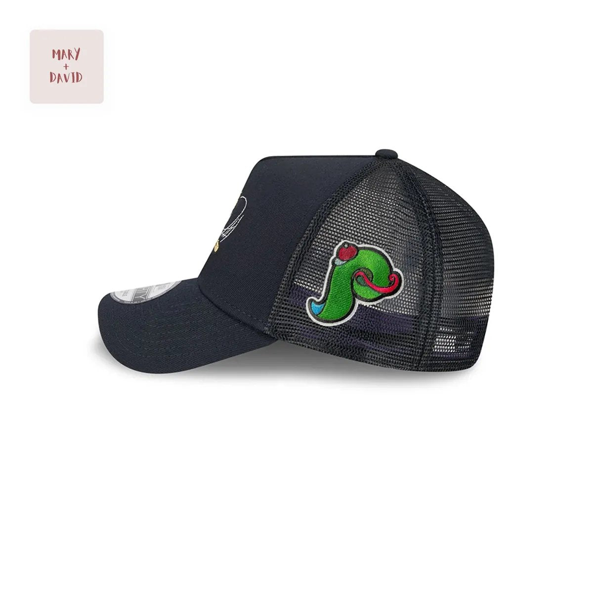 Philadelphia Phillies Big League Chew New Era 9FORTY A-Frame Navy Snapback Cap
