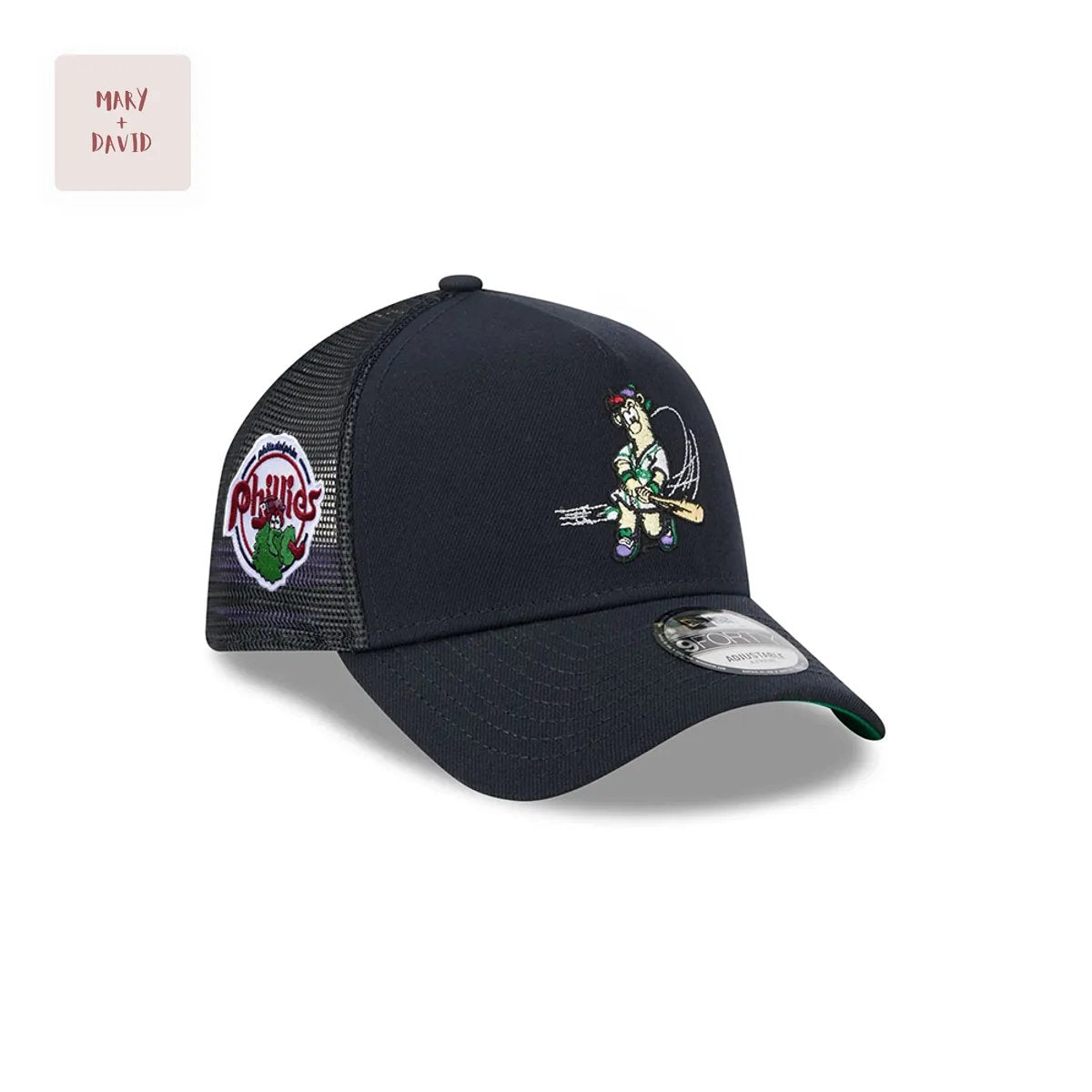 Philadelphia Phillies Big League Chew New Era 9FORTY A-Frame Navy Snapback Cap