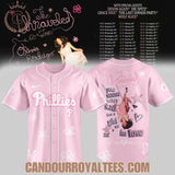 Philadelphia Phillies x Olivia Rodrigo The Unraveled Tour Pretty Sad in Love Jersey