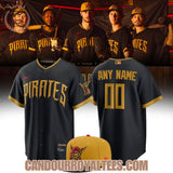 Pittsburgh Pirates Black 2026 City Connect Stadium Jersey