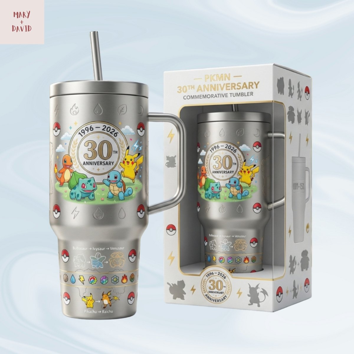 Pkmn 30Th Anniversary Tumbler